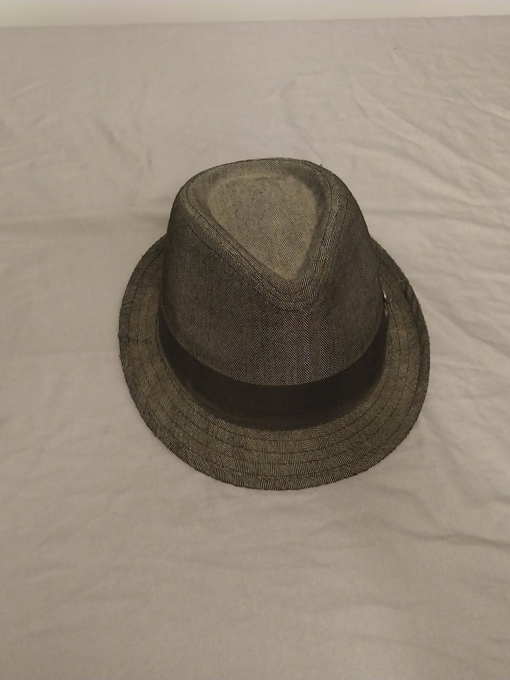 Stetson All American Herringbone Fedora Hat XL. #0131